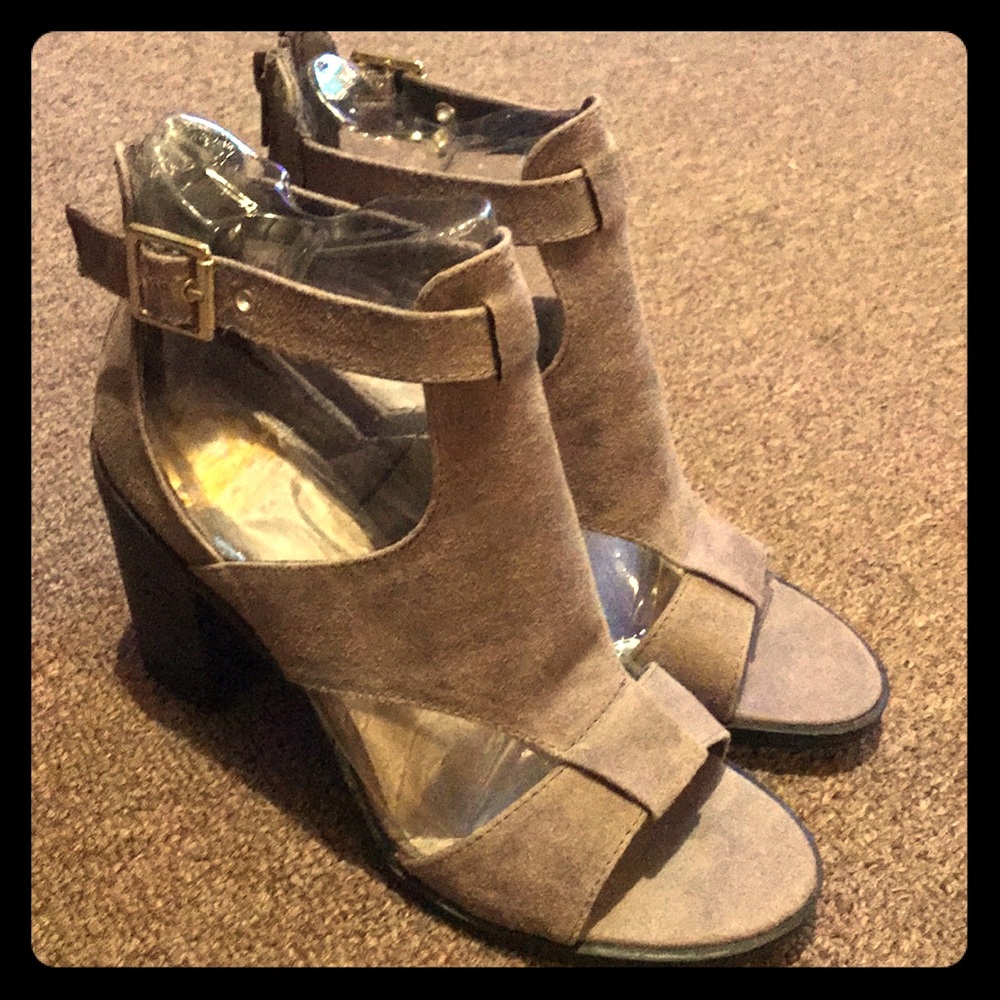 Fergalicious Strappy Open Toe Heels